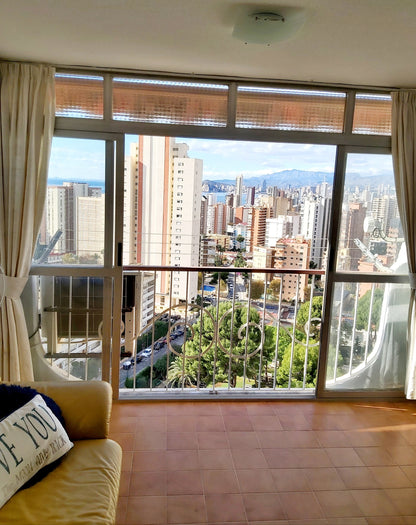 Apartment with sea view, garden, swimming pool, Benidorm