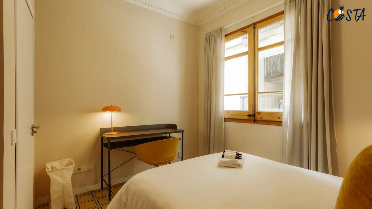 Habitación doble en piso compartido, Barcelona