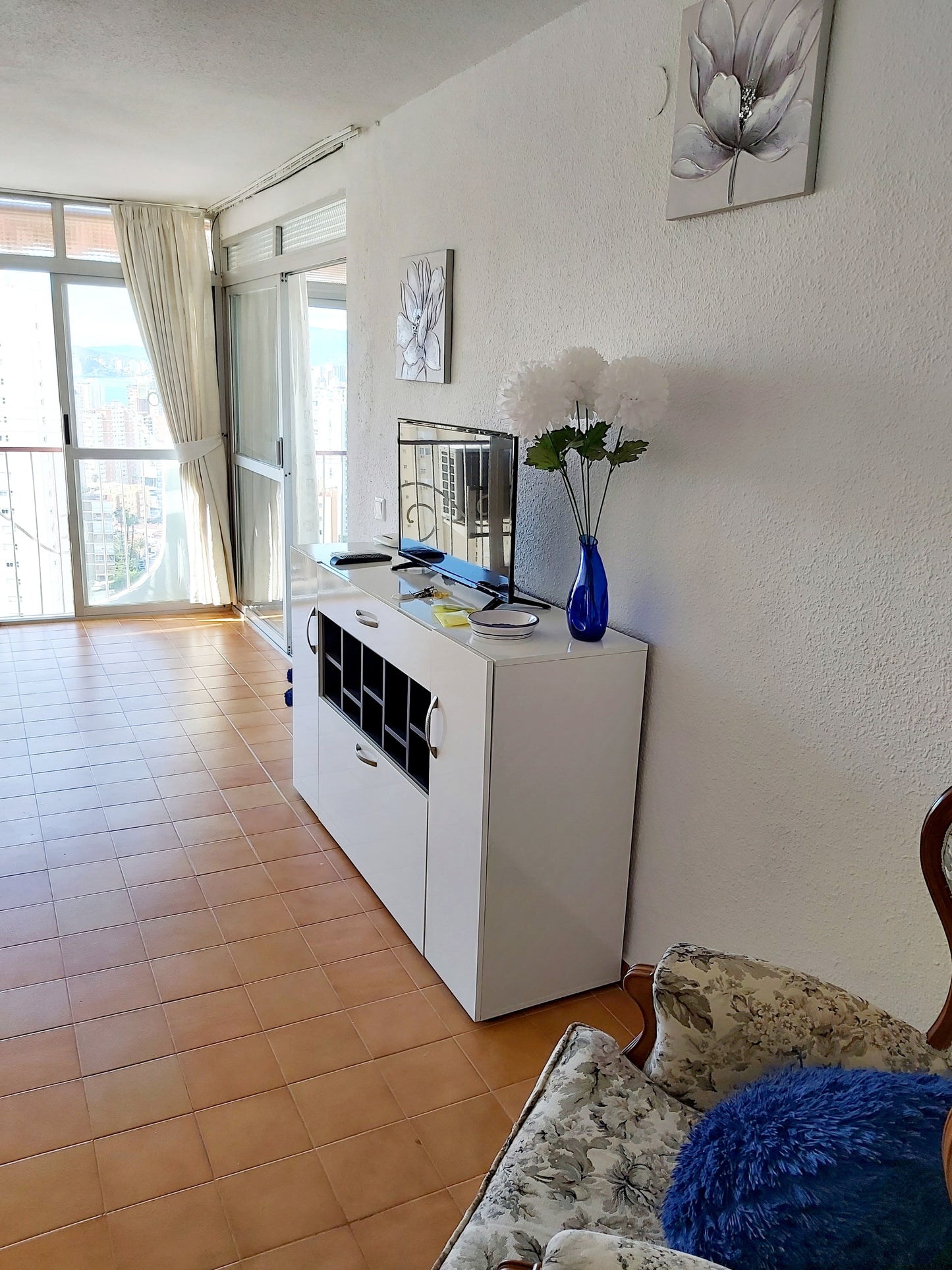Apartment with sea view, garden, swimming pool, Benidorm