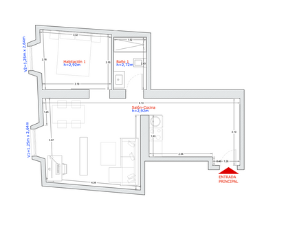 Apartamento a estrenar en el centro, Madrid
