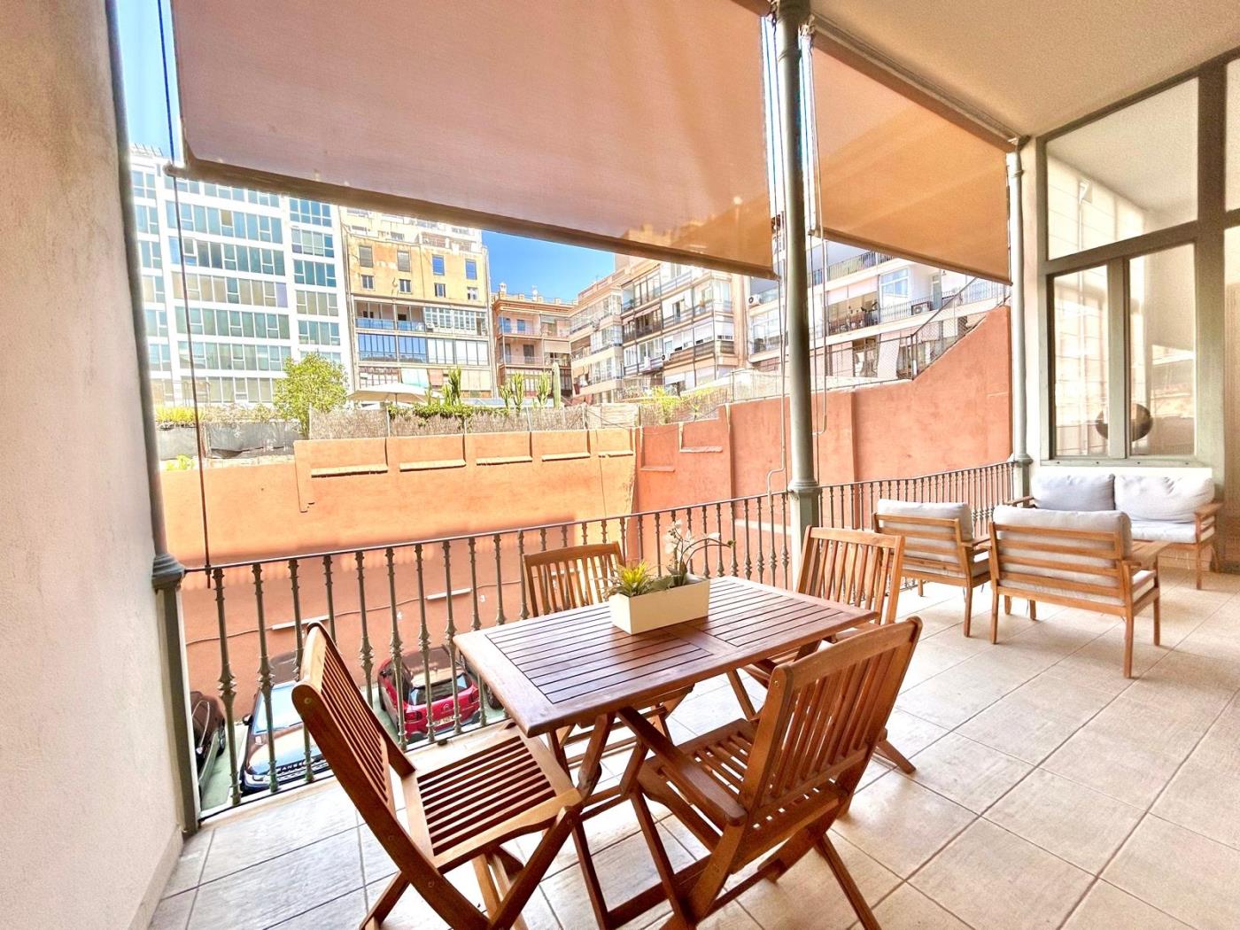 3-bedroom designer apartment with terrace, Barcelona