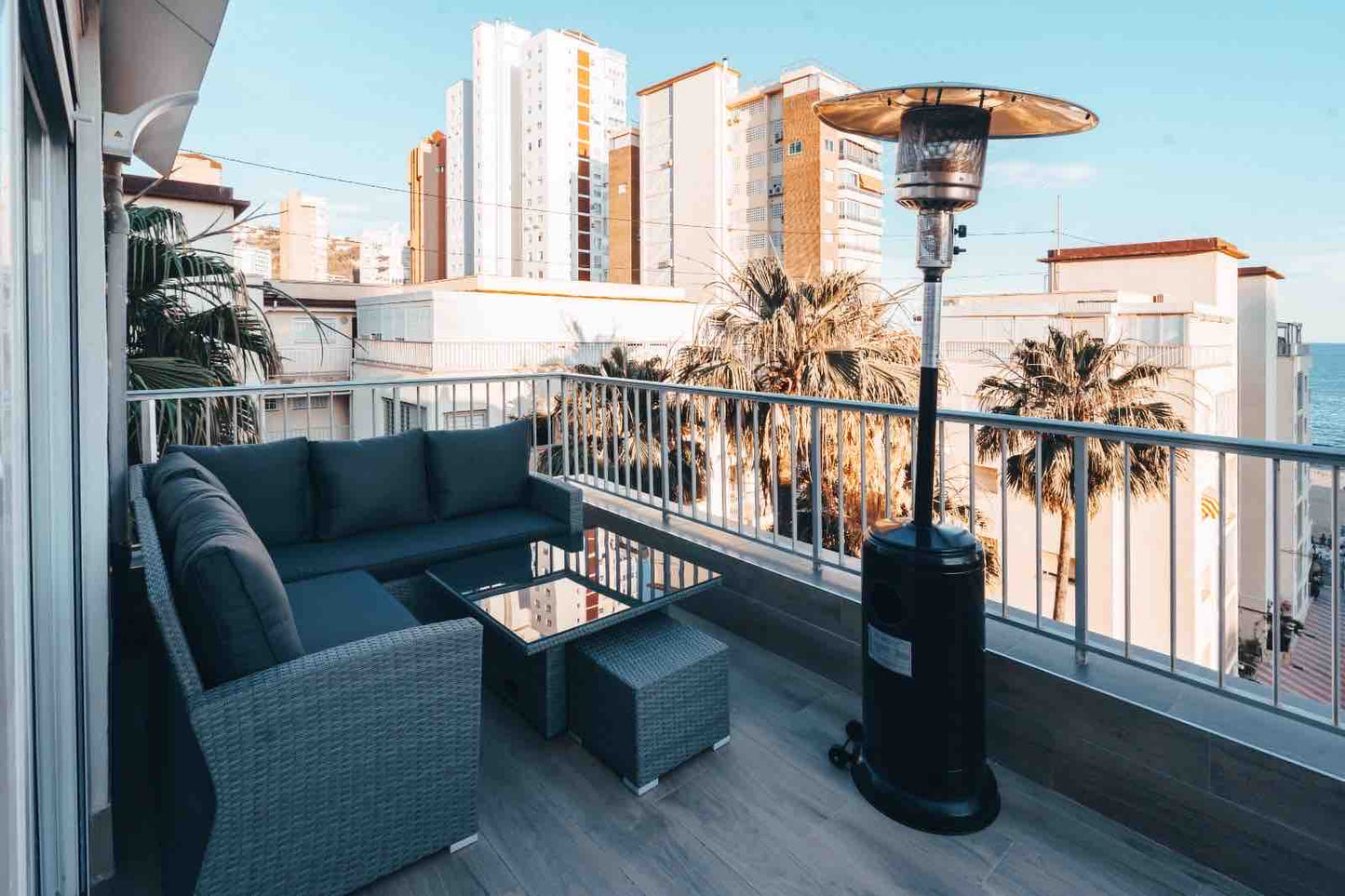 Ático con vistas al mar en Benidorm