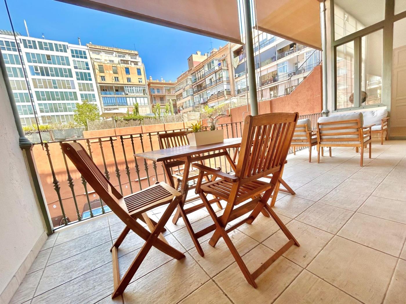 3-bedroom designer apartment with terrace, Barcelona