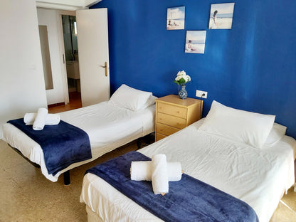 Apartment with sea view, garden, swimming pool, Benidorm
